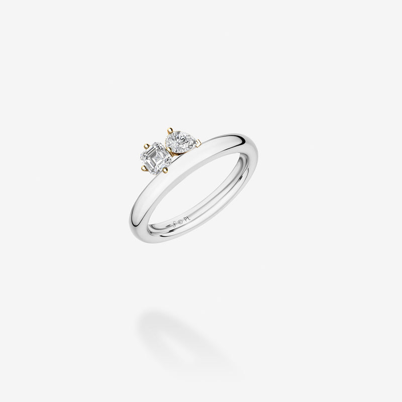 Platinum & 18K Yellow Gold-Diamonds