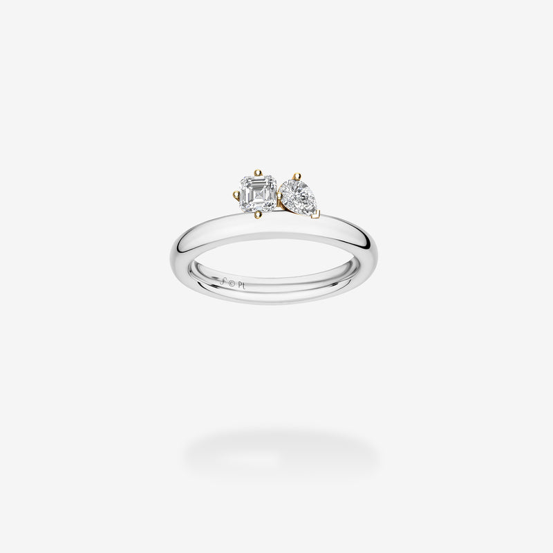 Platinum & 18K Yellow Gold-Diamonds
