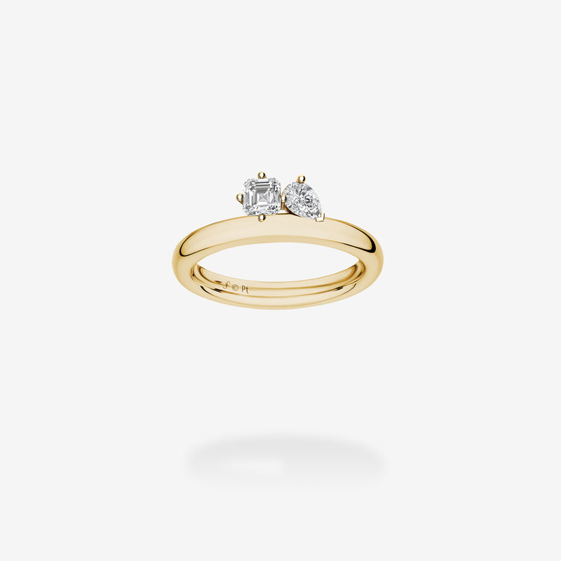 18K Yellow Gold-Diamonds