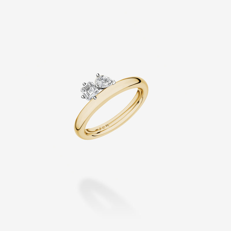18K Yellow Gold & Platinum-Diamonds