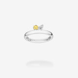 Platinum-White & Canary Diamonds