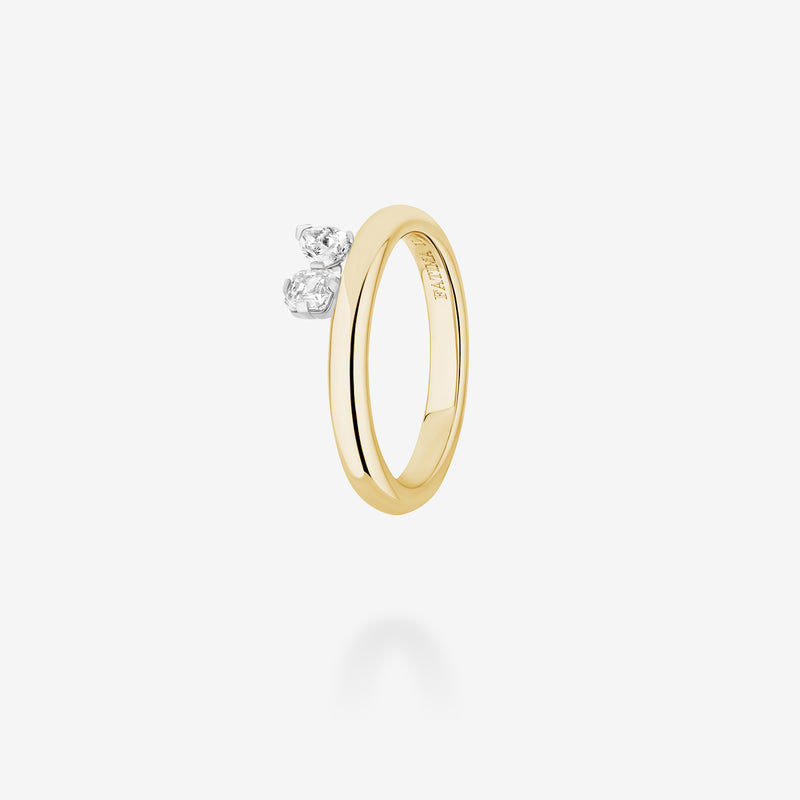 18K Yellow Gold & Platinum-Diamonds