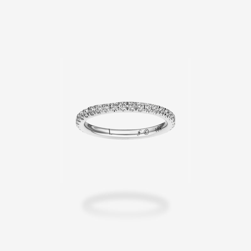 18K White Gold