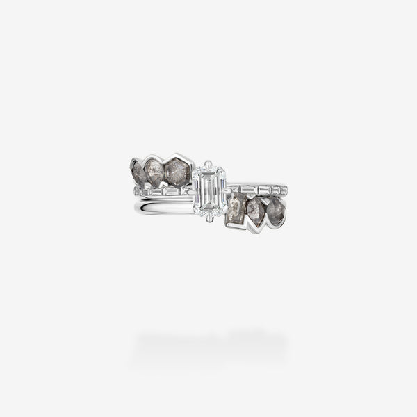 18K White Gold