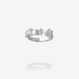 18K White Gold