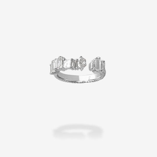 18K White Gold