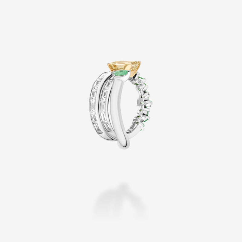 18K White Gold