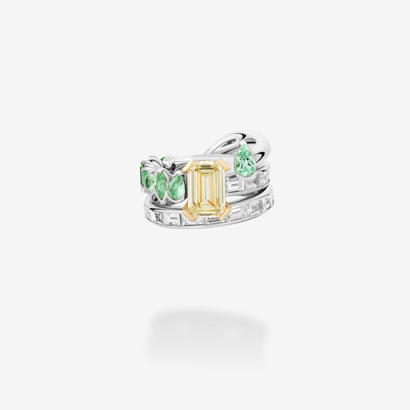 18K White Gold