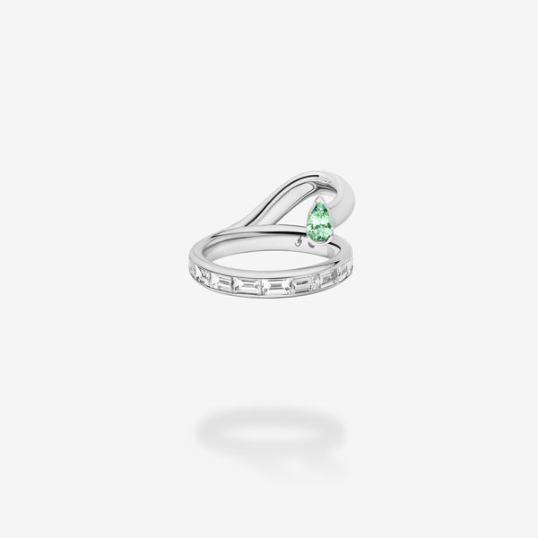 18K White Gold