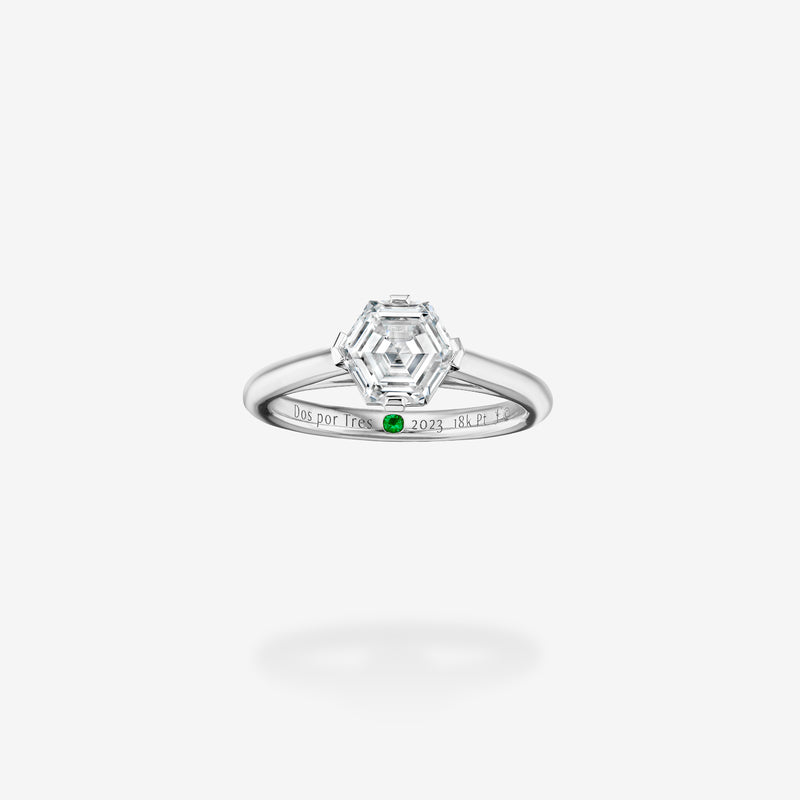 18K White Gold