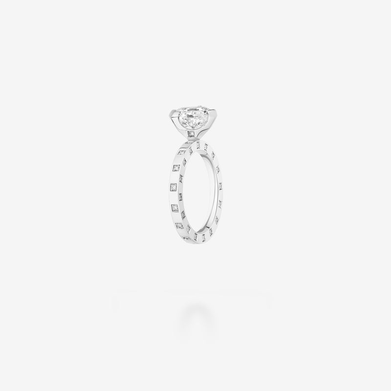 18K White Gold
