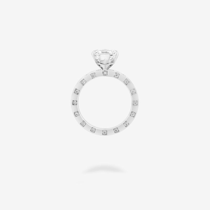 18K White Gold