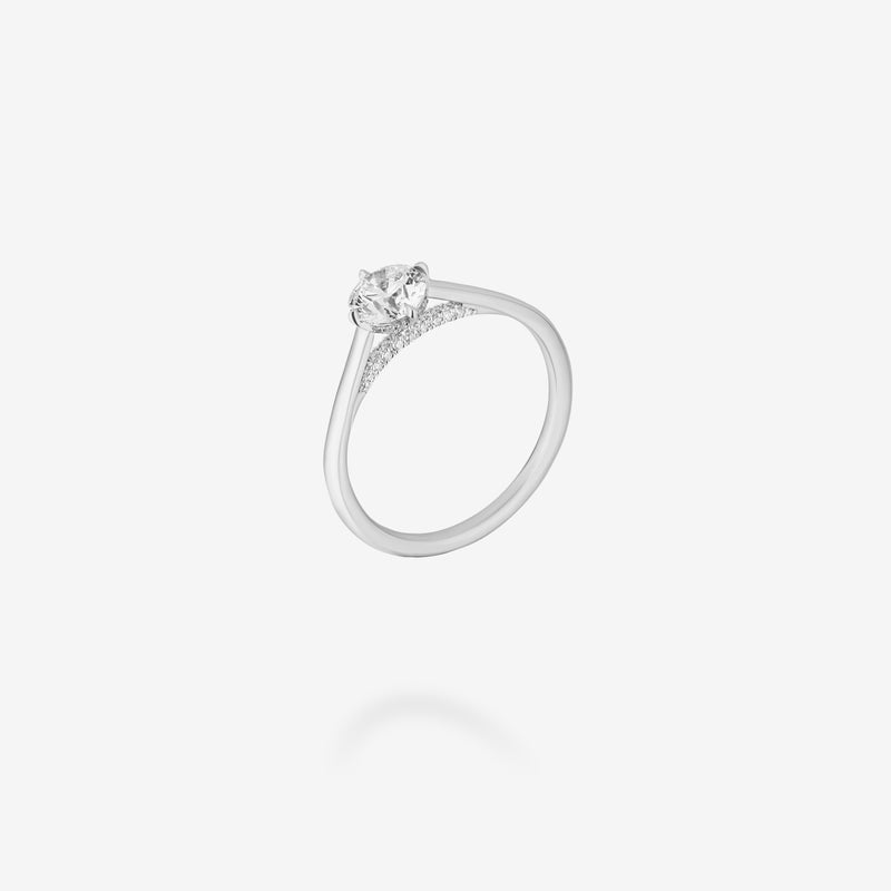 18K White Gold