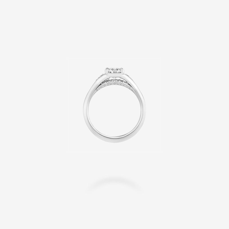 18K White Gold