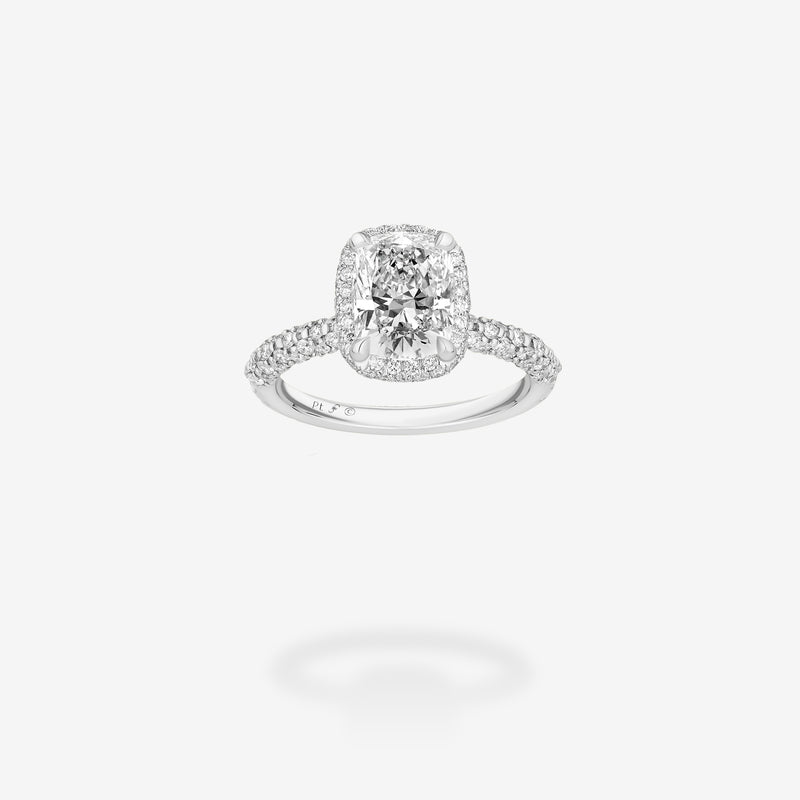 18K White Gold