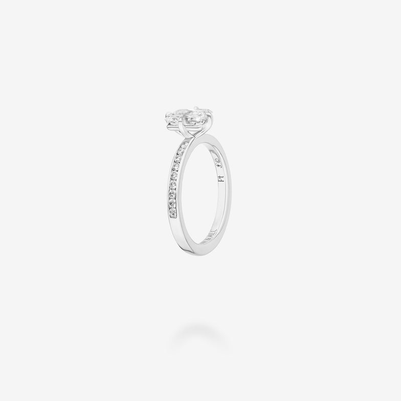 18K White Gold