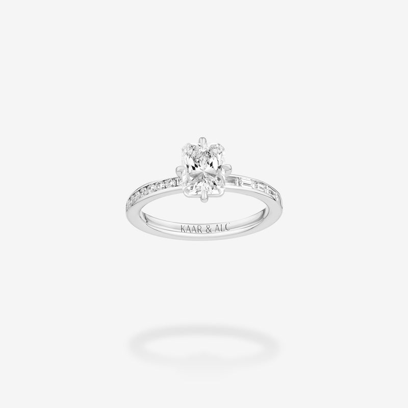 18K White Gold