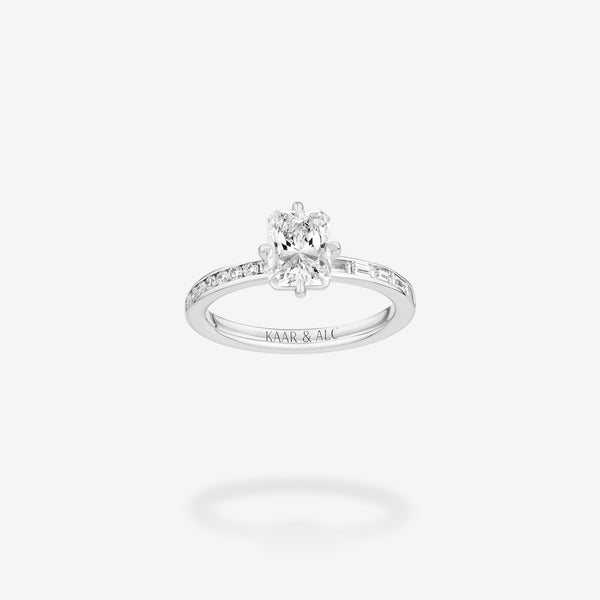 18K White Gold
