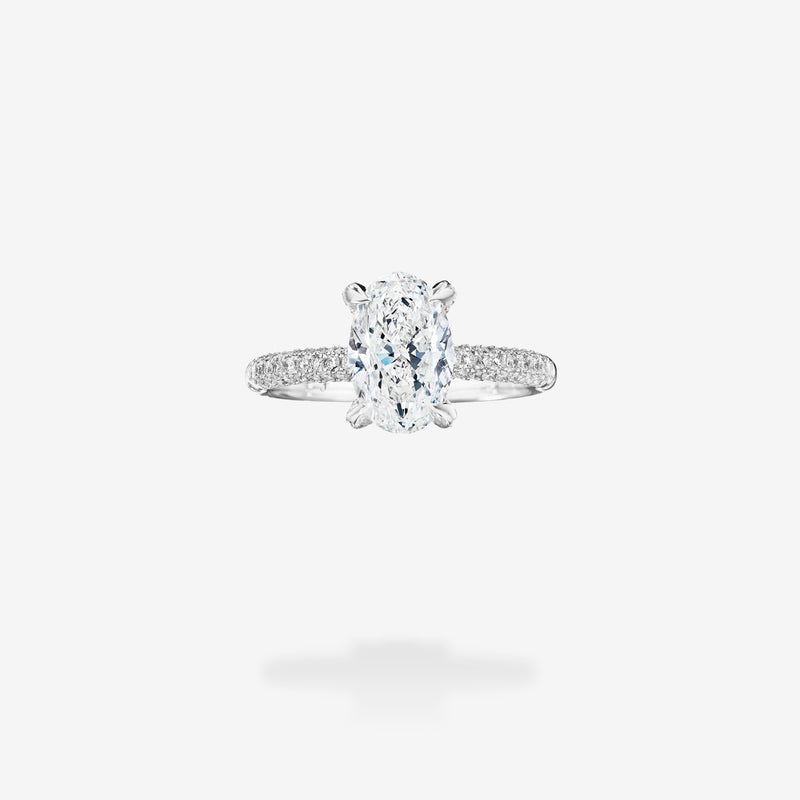 18K White Gold