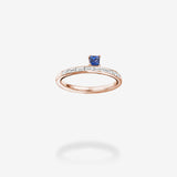 18K Rose Gold-Sapphire