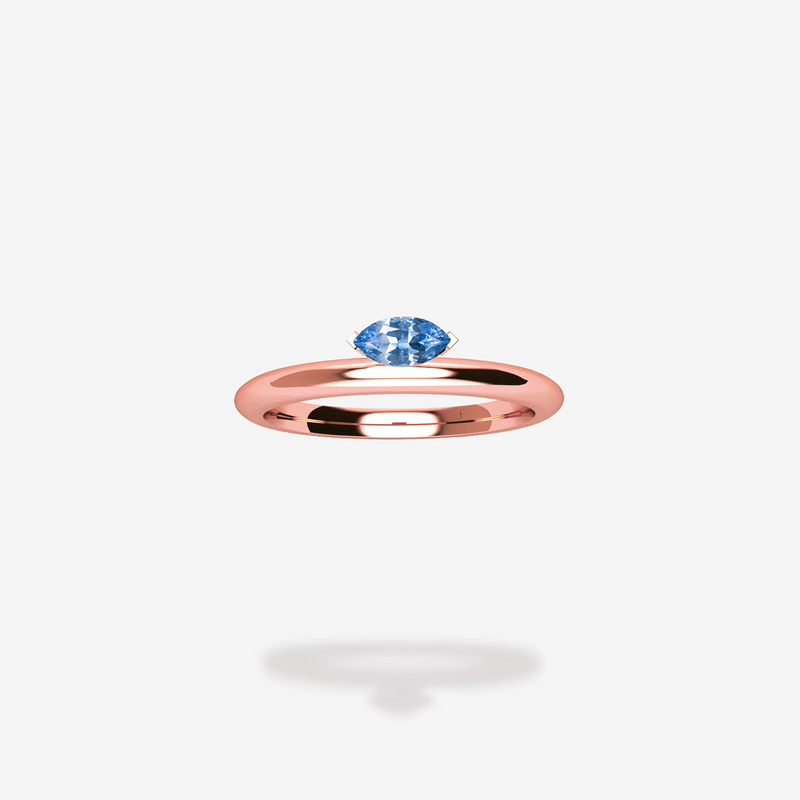 18K Rose Gold-Marquee