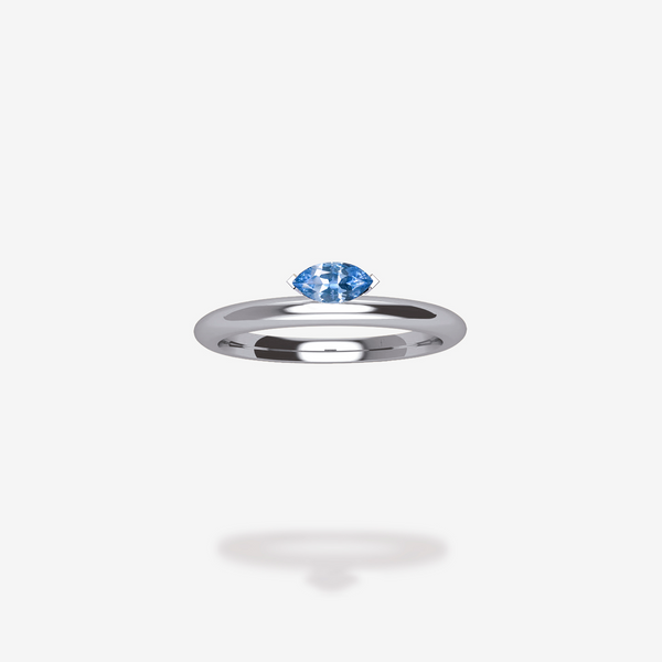 18K White Gold-Marquee
