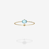 18K Yellow Gold-Oval