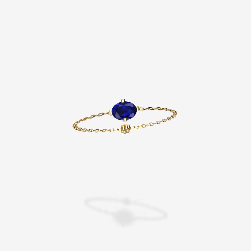 Cattina Ring - Blue Sapphire