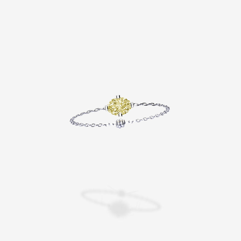 Cattina Ring - Canary Diamond