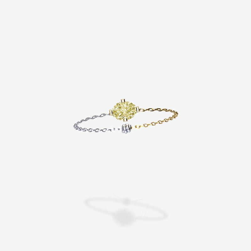 Cattina Ring - Canary Diamond