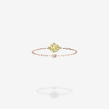 18K Rose Gold-Oval