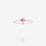 18K Rose Gold-Oval