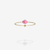 18K Yellow Gold-Oval