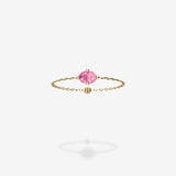 18K Yellow Gold-Oval