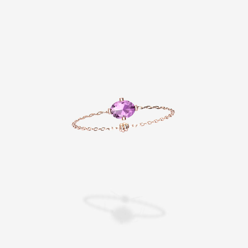 Cattina Ring - Purple Sapphire