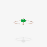18K Rose Gold-Oval