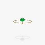 18K Yellow Gold-Oval