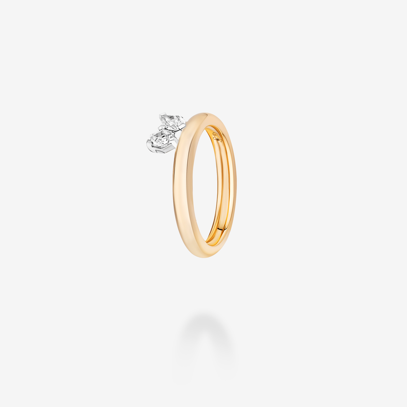 18K Yellow Gold & Platinum
