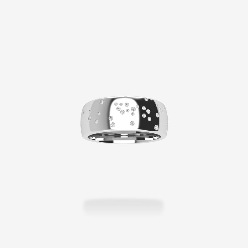 18K White Gold
