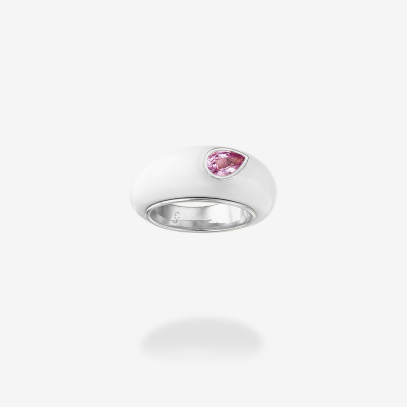 18K White Gold
