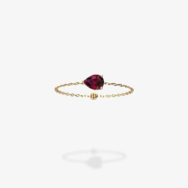Cattina Ring - Pear Ruby (STOCK US)