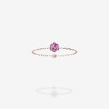 18K Rose Gold-Hexagon