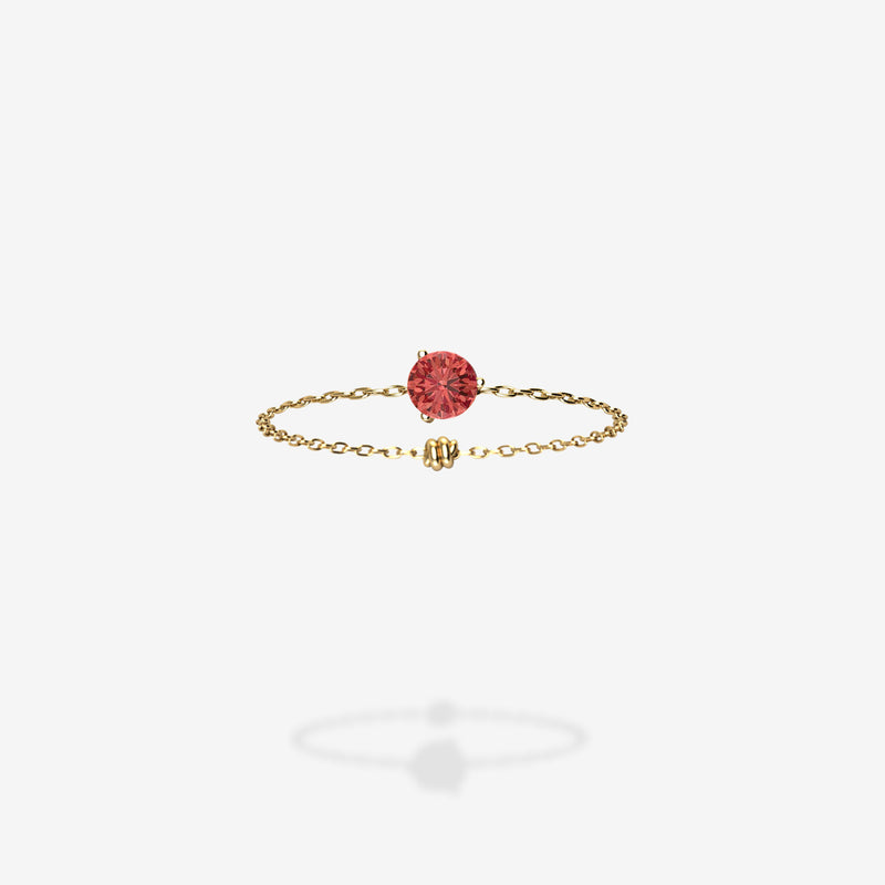 18K Yellow Gold-Round