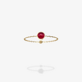 18K Yellow Gold-Ruby