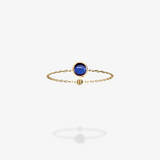 18K Yellow Gold-Sapphire