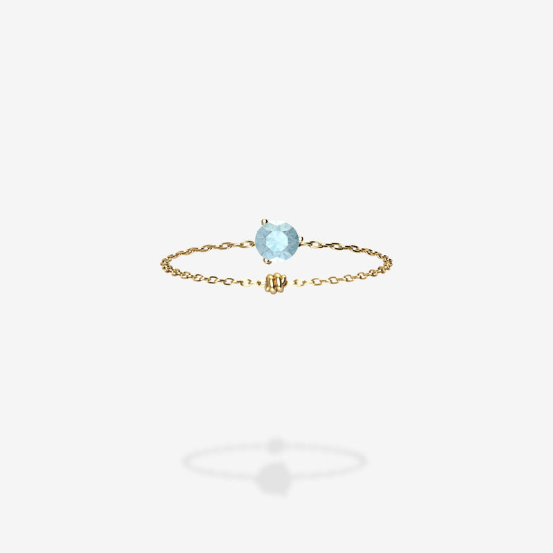 18K Yellow Gold-Round