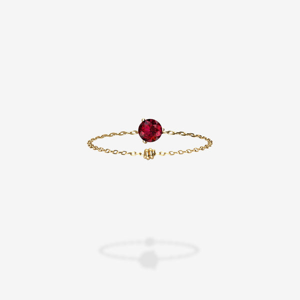 Cattina Ring - Round Ruby (STOCK US)