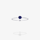 Cattina Ring - Round Blue Sapphire (STOCK US)