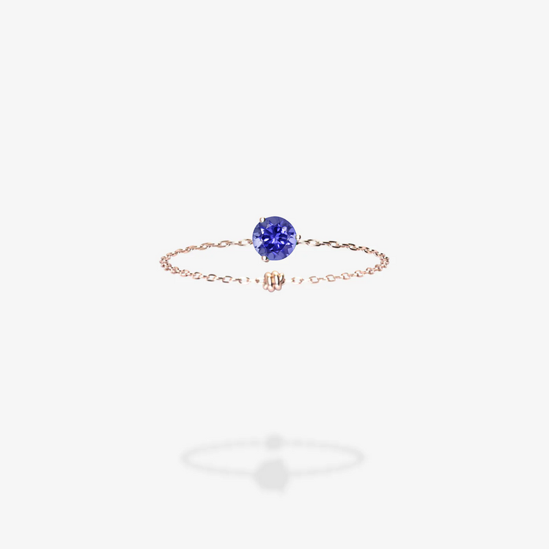 18K Rose Gold-Round