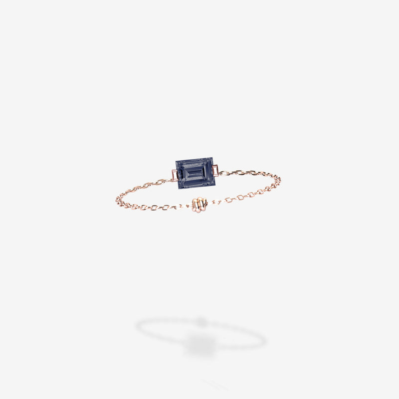 Cattina Ring -  Grey Blue Spinel